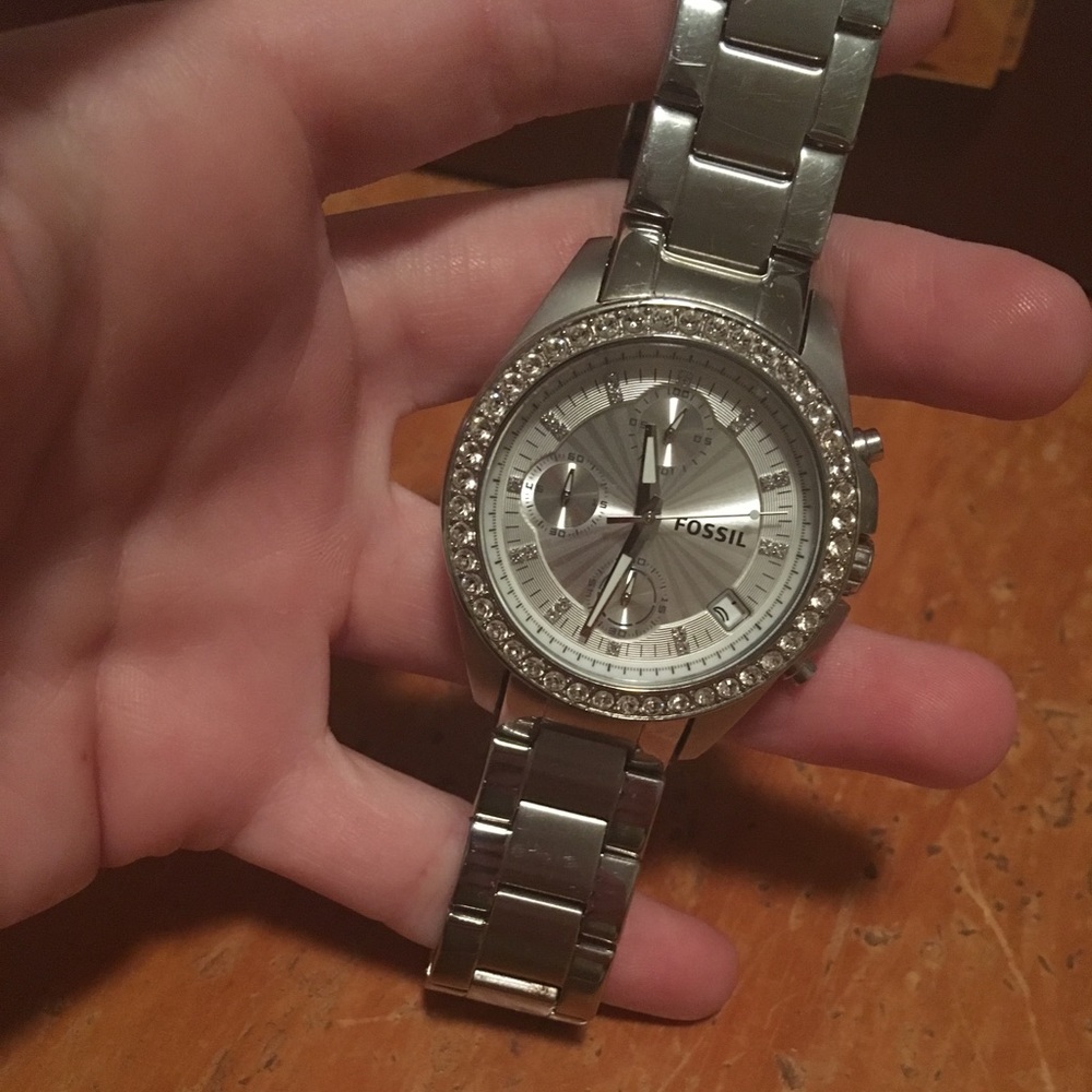 Fossil Silver Stainless Steel Watch